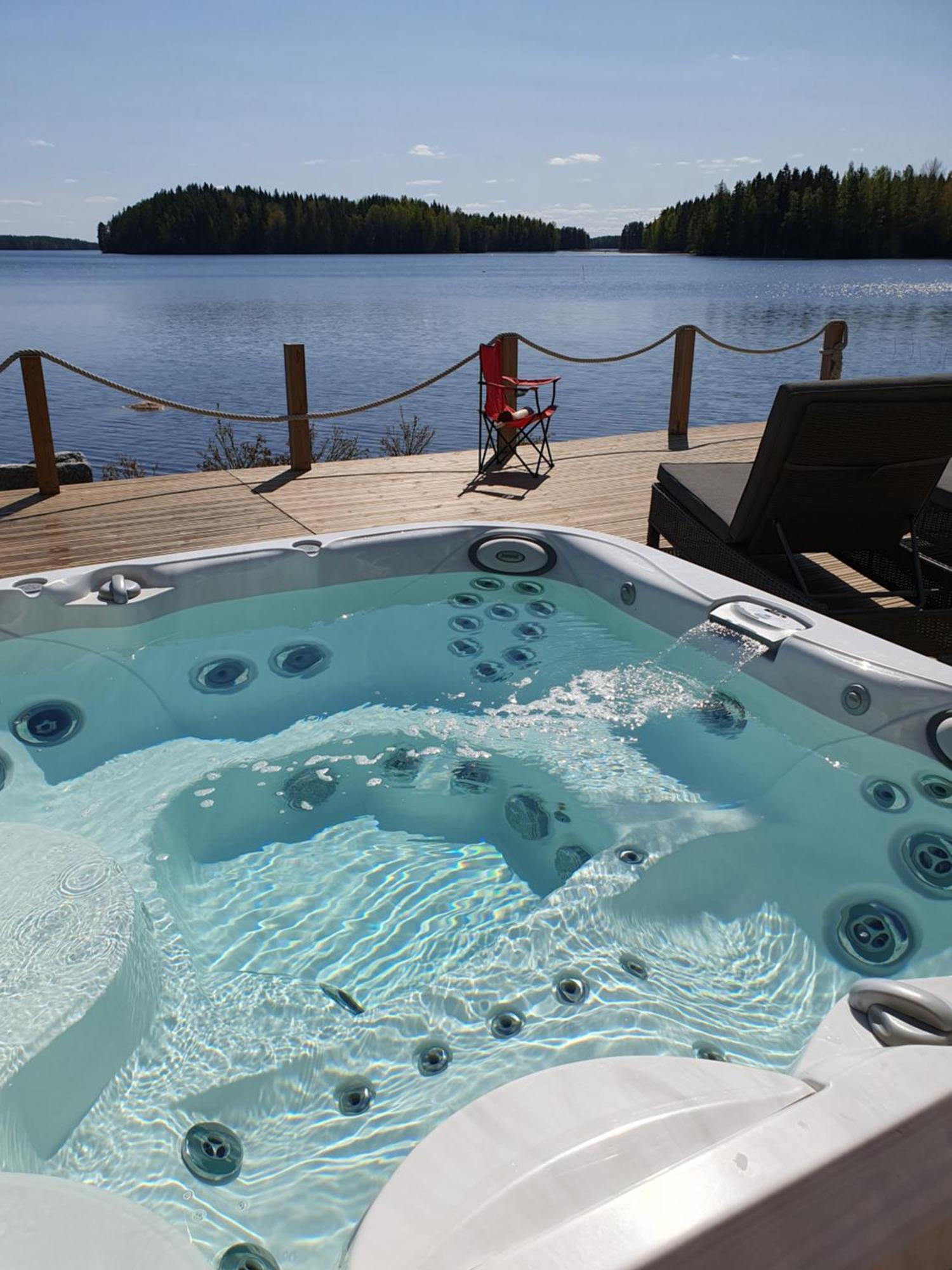 Stunning Log Cabin 45M2 On The Shore Of Kallavesi. Kuopio Exterior photo