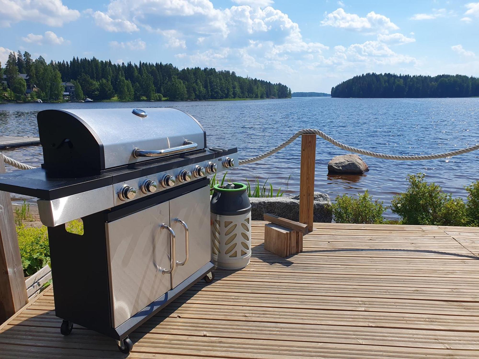 Stunning Log Cabin 45M2 On The Shore Of Kallavesi. Kuopio Exterior photo